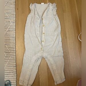 H&M linen baby jumpsuit 9-12mos